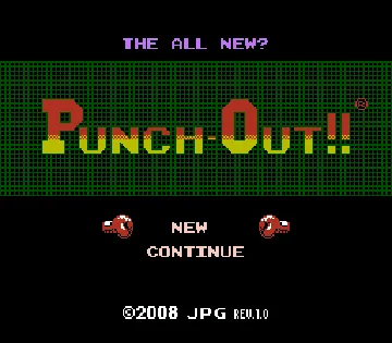 Punch-Out!! (USA) screen shot title